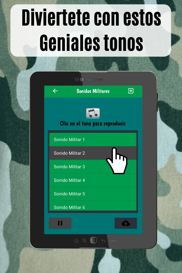 Sonidos Militares para Celular | Indus Appstore | Screenshot