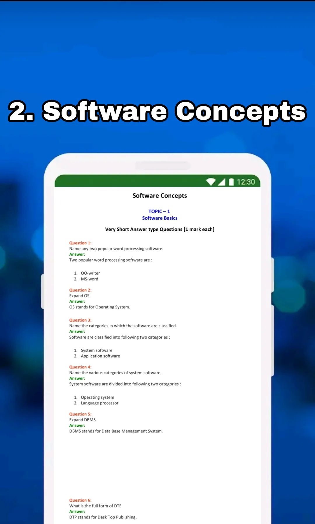 Class 11 Computer Science MCQs | Indus Appstore | Screenshot