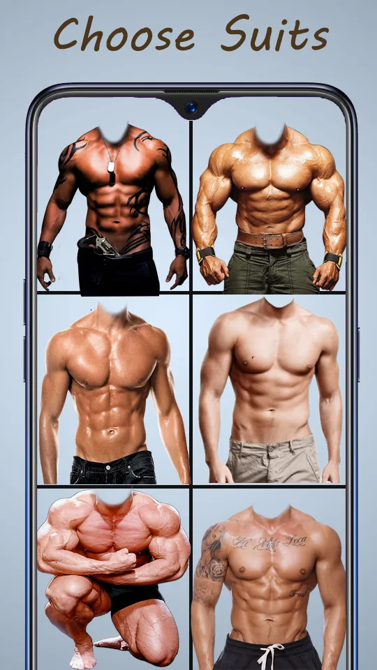 Muscular Man Body Photo Suit | Indus Appstore | Screenshot