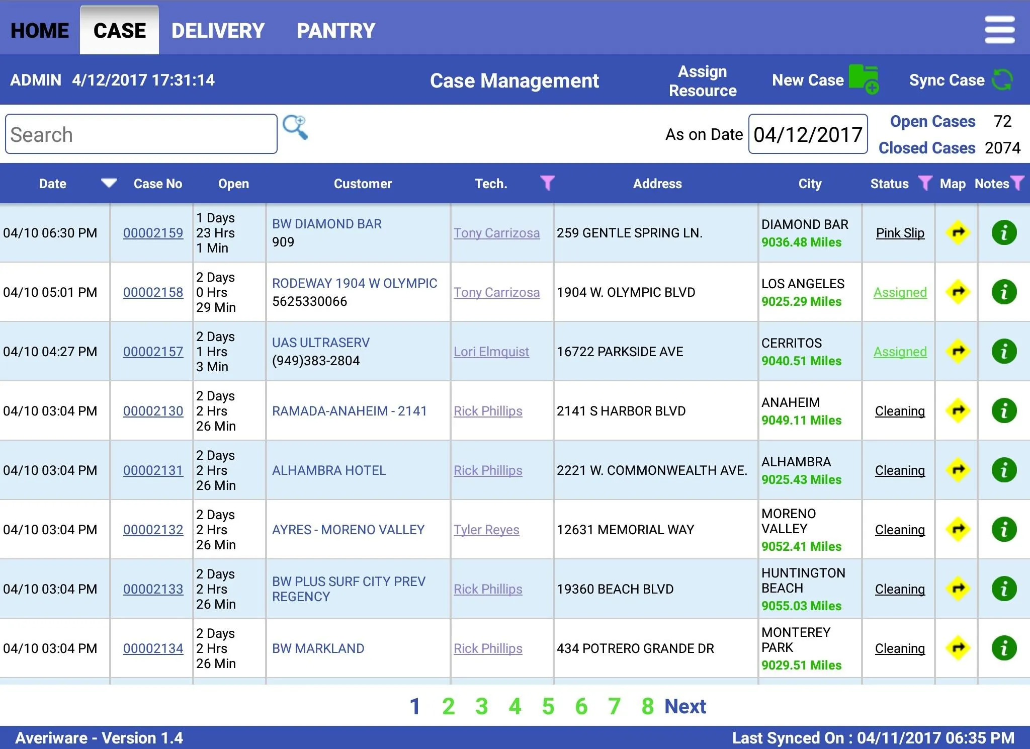 Averiware Field Services APP | Indus Appstore | Screenshot