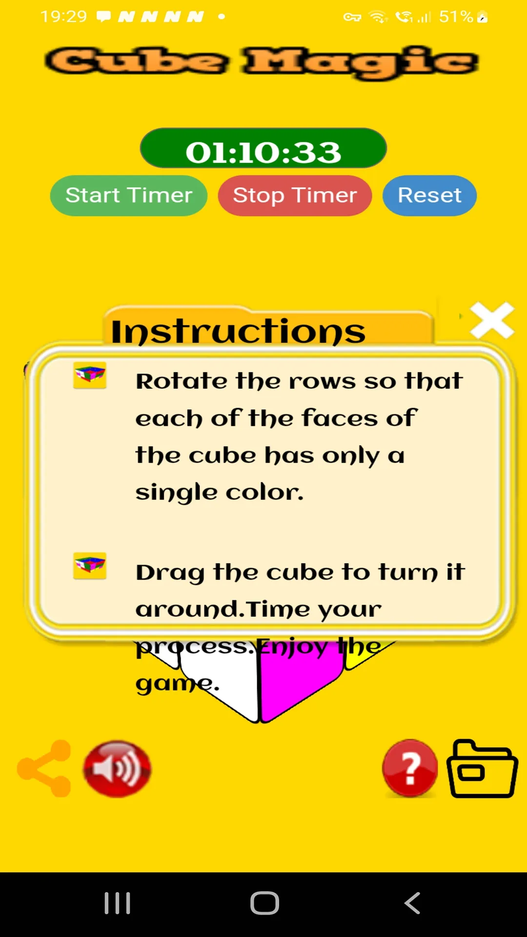 Cube Magic Puzzle | Indus Appstore | Screenshot