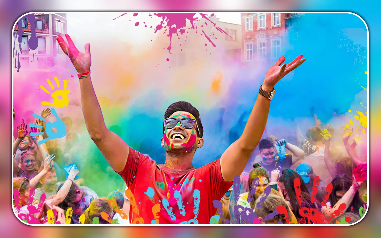 Holi photo editor and frames | Indus Appstore | Screenshot