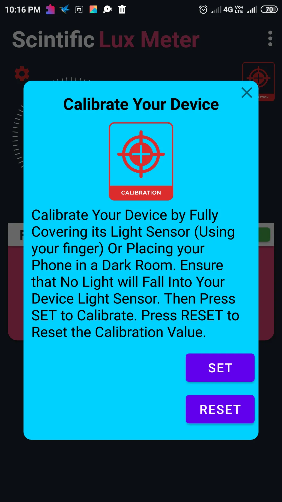 Light Meter (Scientific Lux Me | Indus Appstore | Screenshot