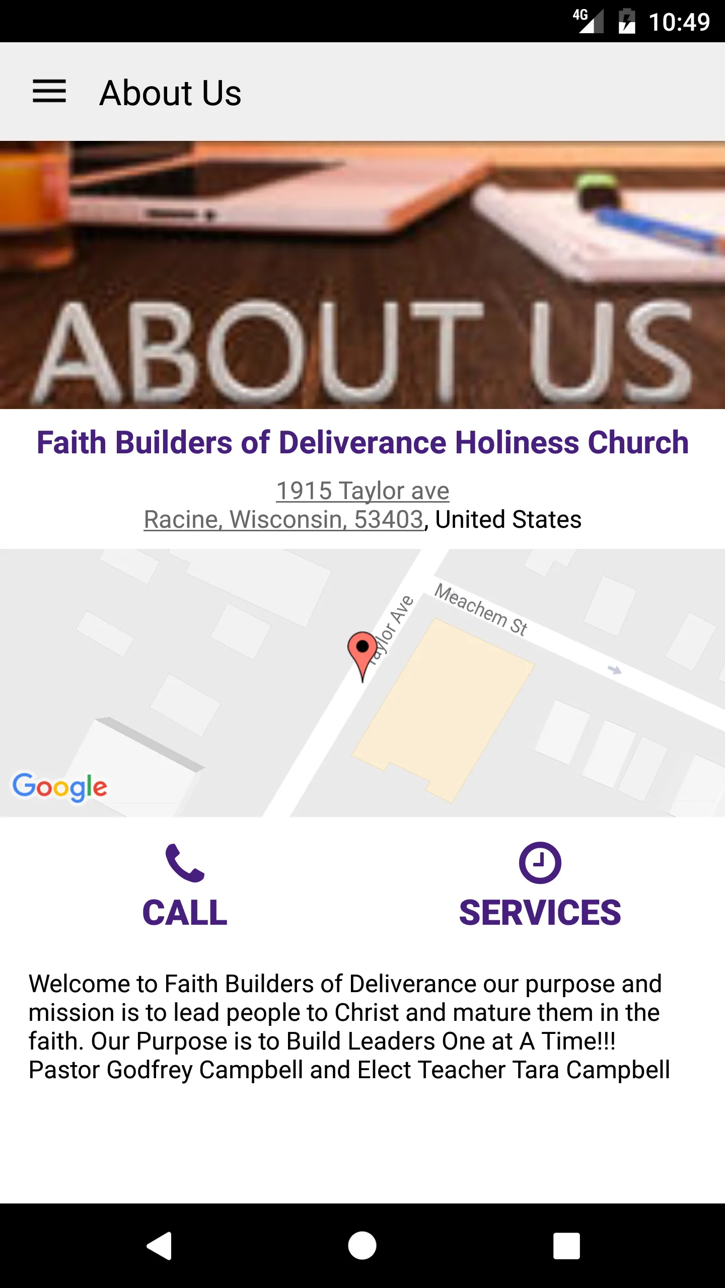 Faith Builders of Deliverance | Indus Appstore | Screenshot