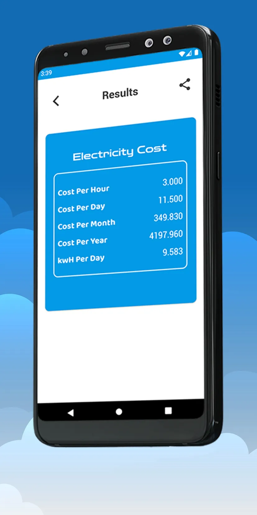 Electricity Cost Calculator | Indus Appstore | Screenshot