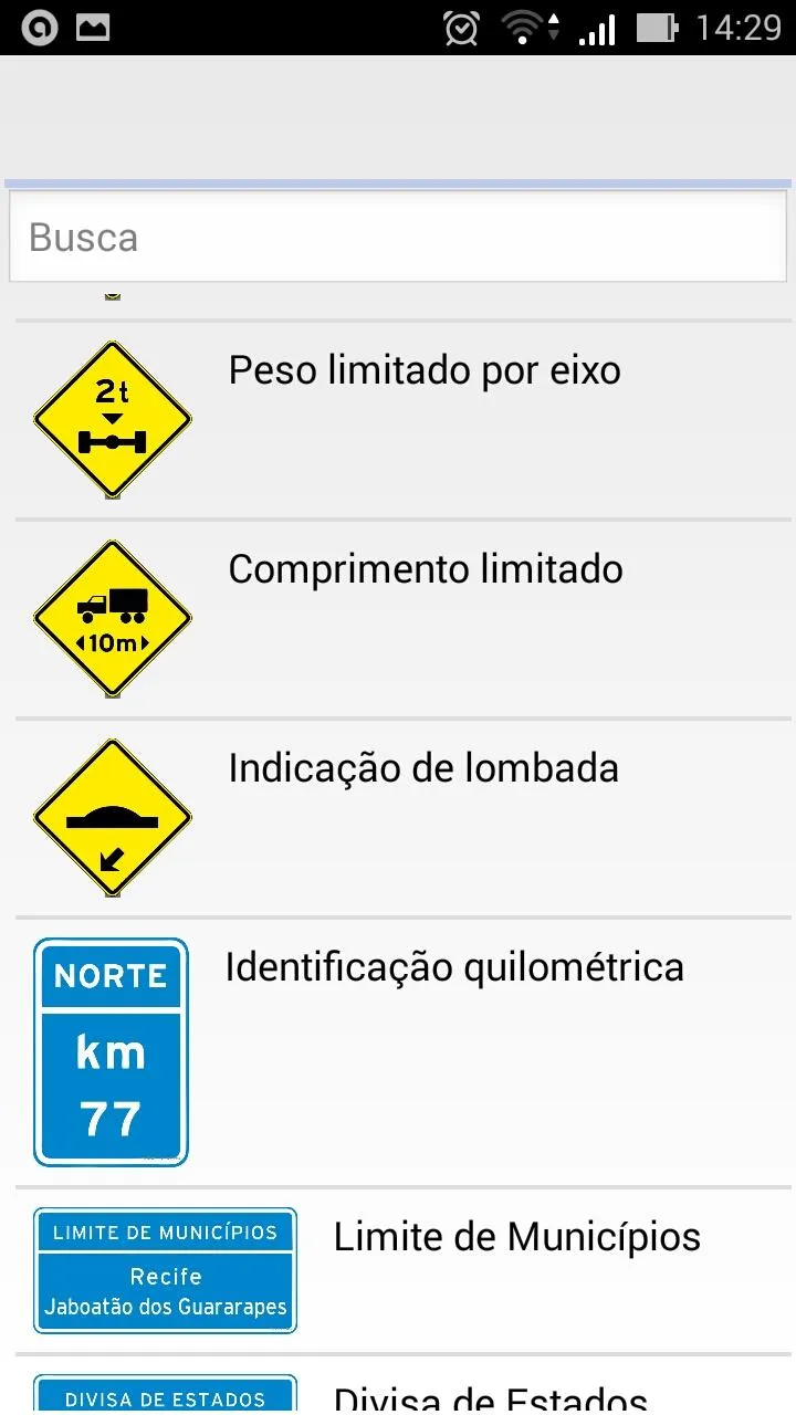 Placas de Trânsito Br | Indus Appstore | Screenshot