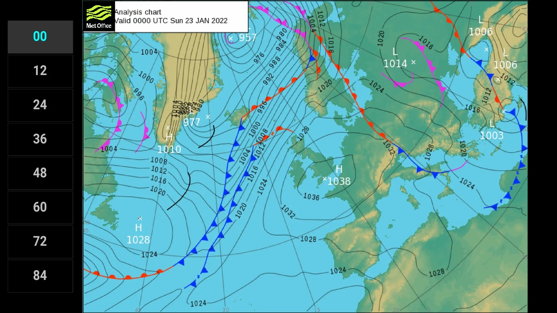 PG Surface Pressure Charts EU | Indus Appstore | Screenshot