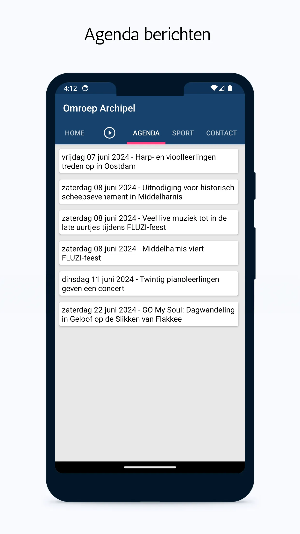 Omroep Archipel | Indus Appstore | Screenshot