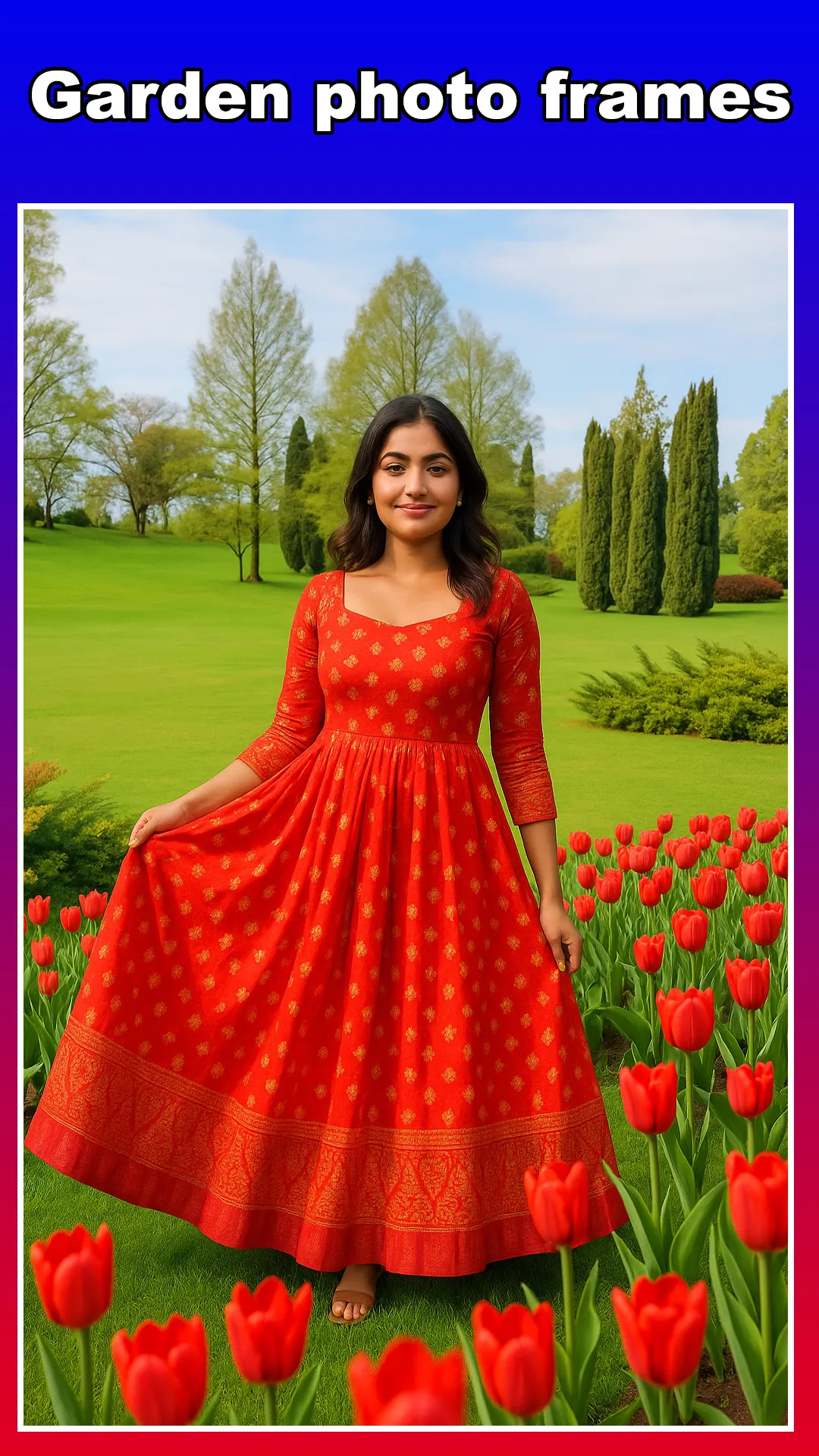 Garden photo frames / Editor | Indus Appstore | Screenshot