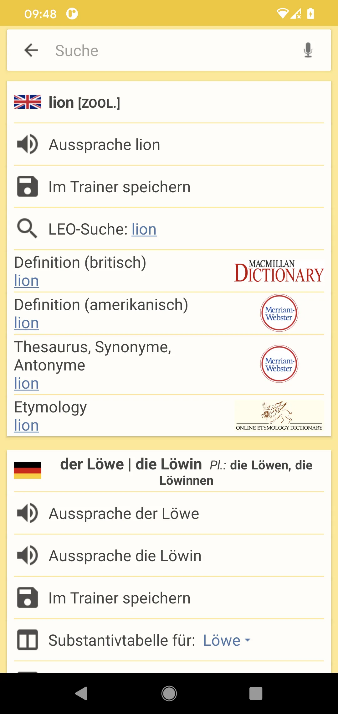 LEO dictionary | Indus Appstore | Screenshot
