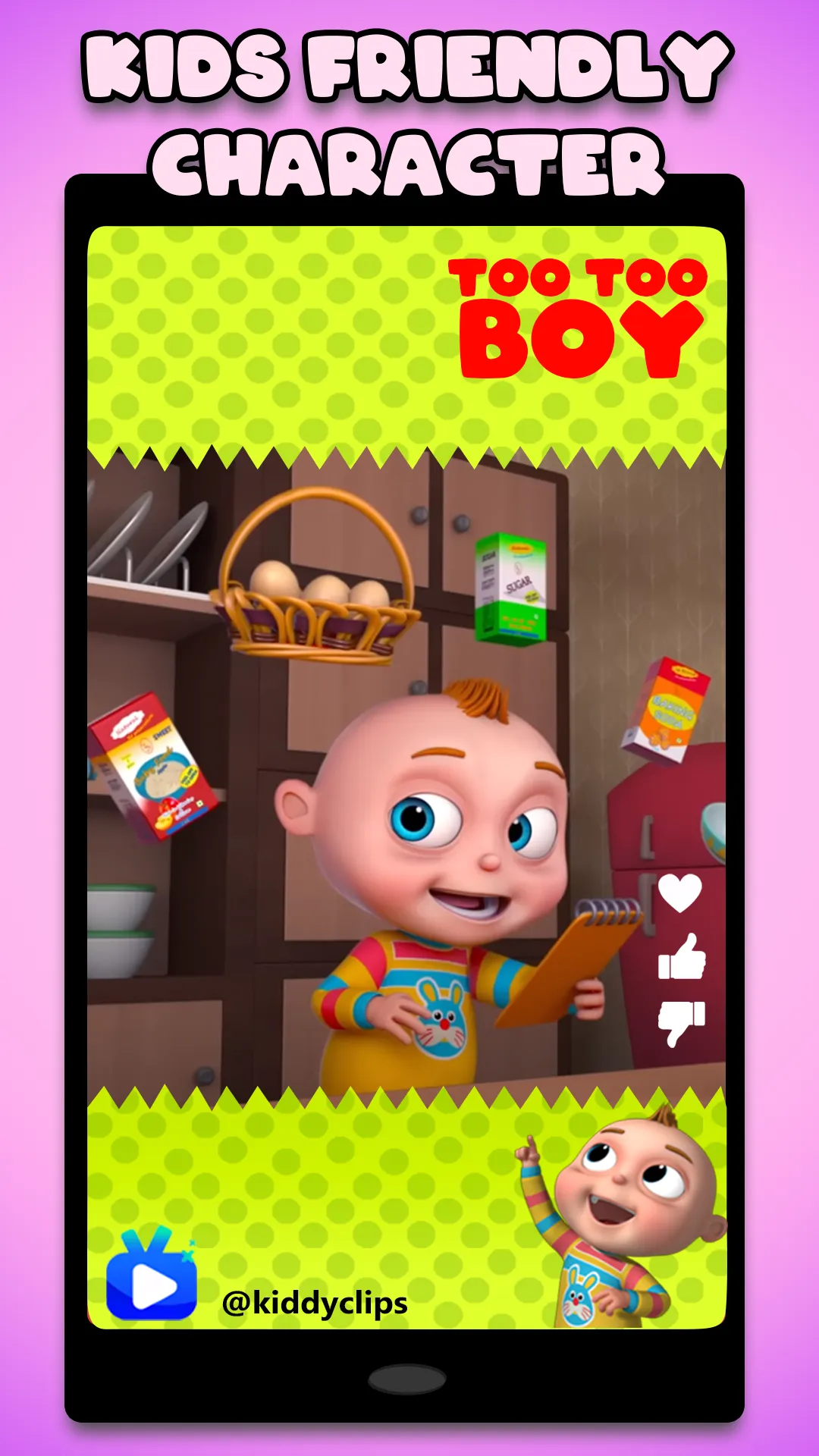 Kiddy Clips - Fun Kids Reels | Indus Appstore | Screenshot