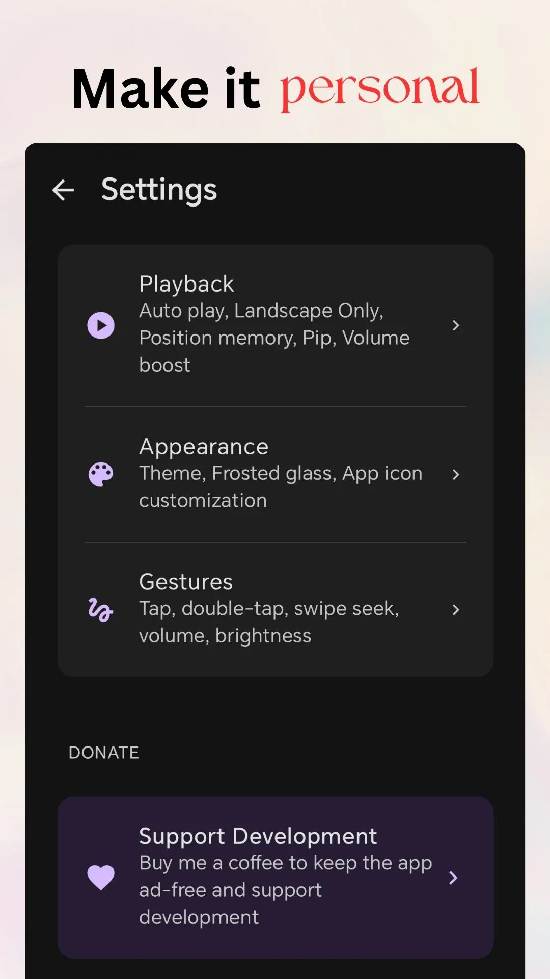 Video Player - Material Player | Indus Appstore | Screenshot