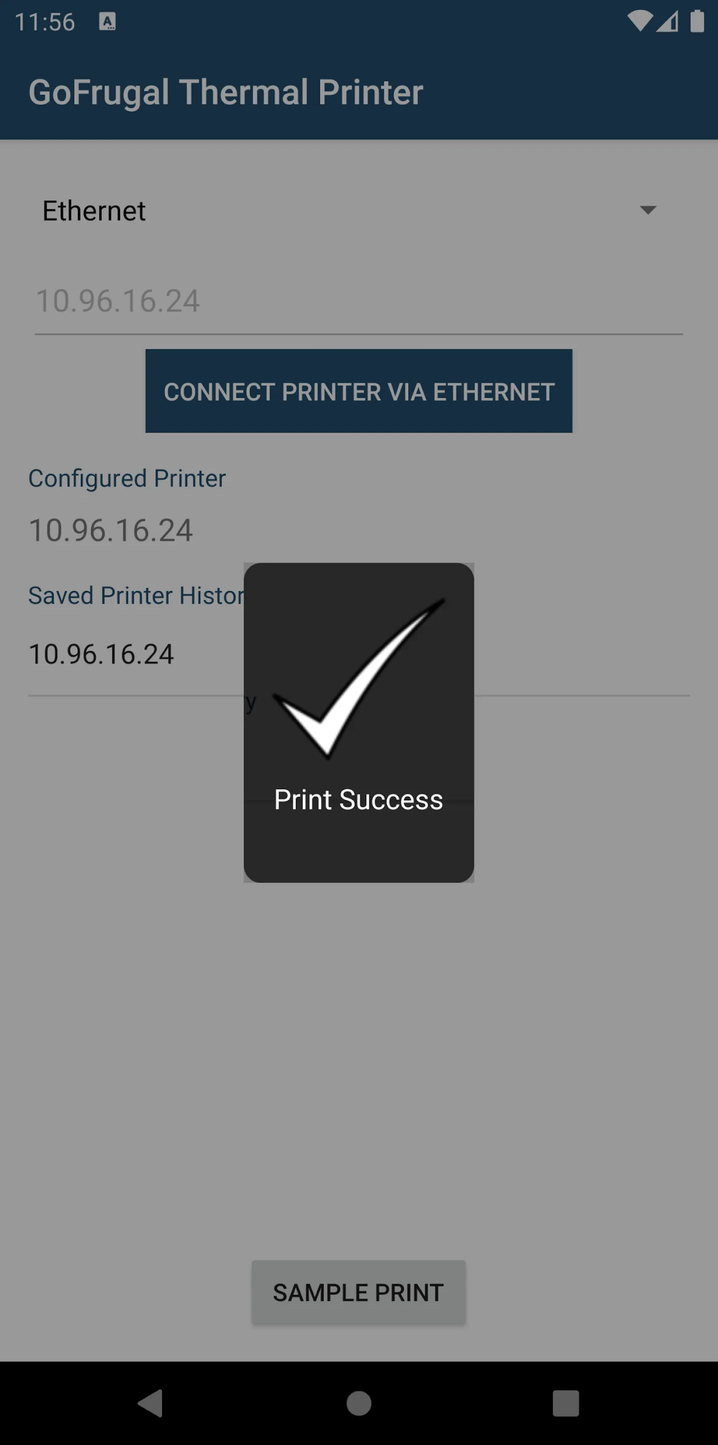 GoFrugal Thermal Printer | Indus Appstore | Screenshot