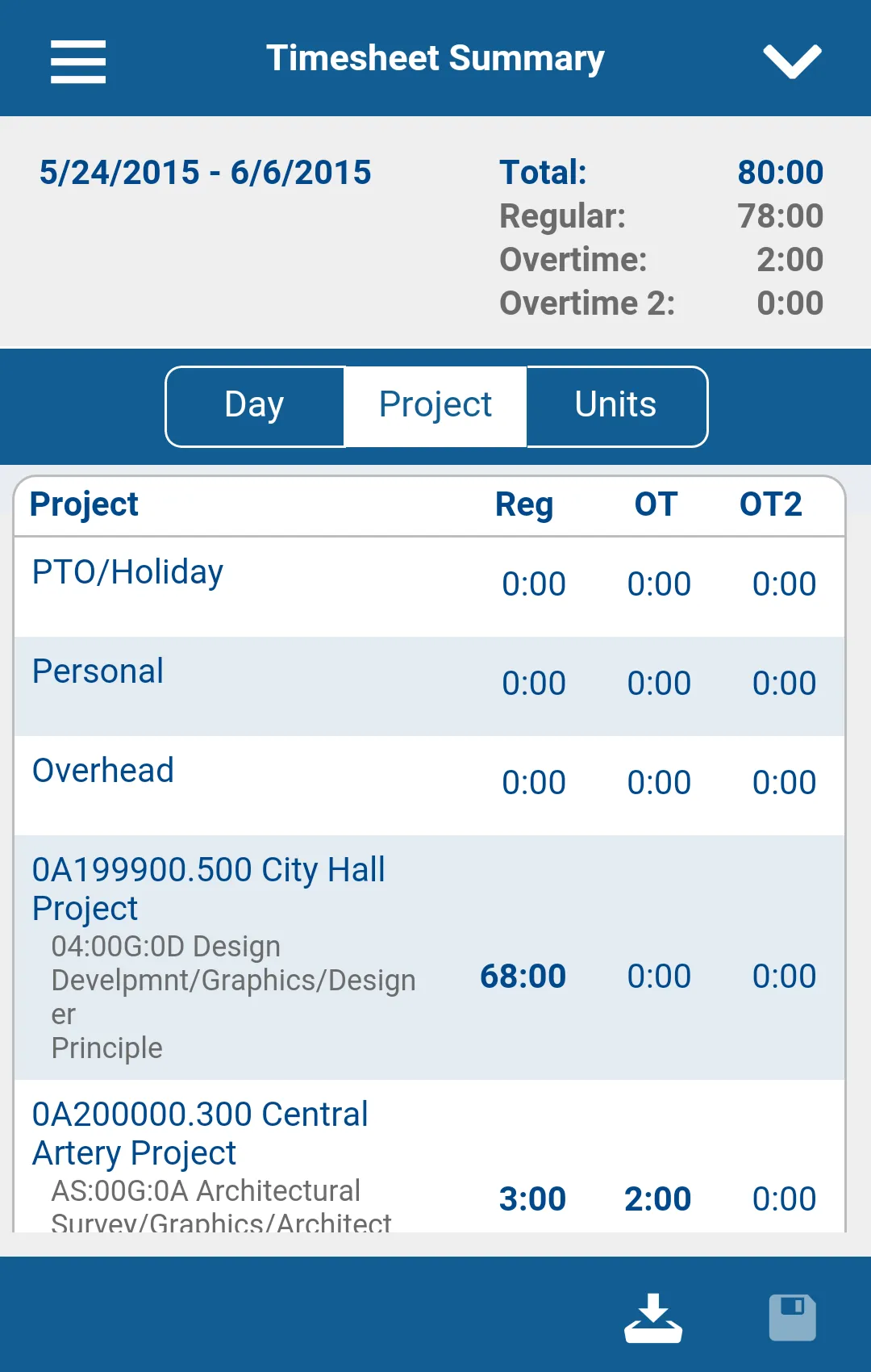 Deltek Vision Time & Expense | Indus Appstore | Screenshot