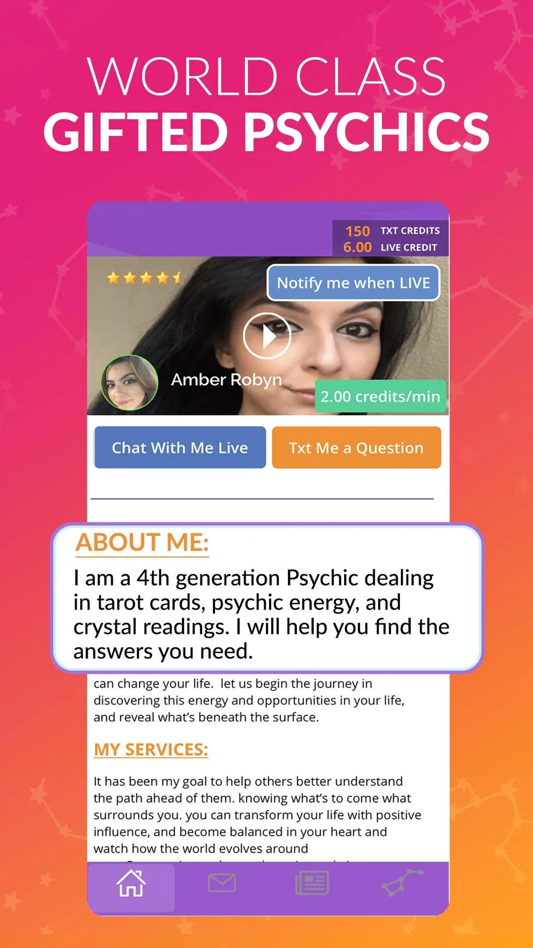 Psychic Txt & Daily Horoscopes | Indus Appstore | Screenshot