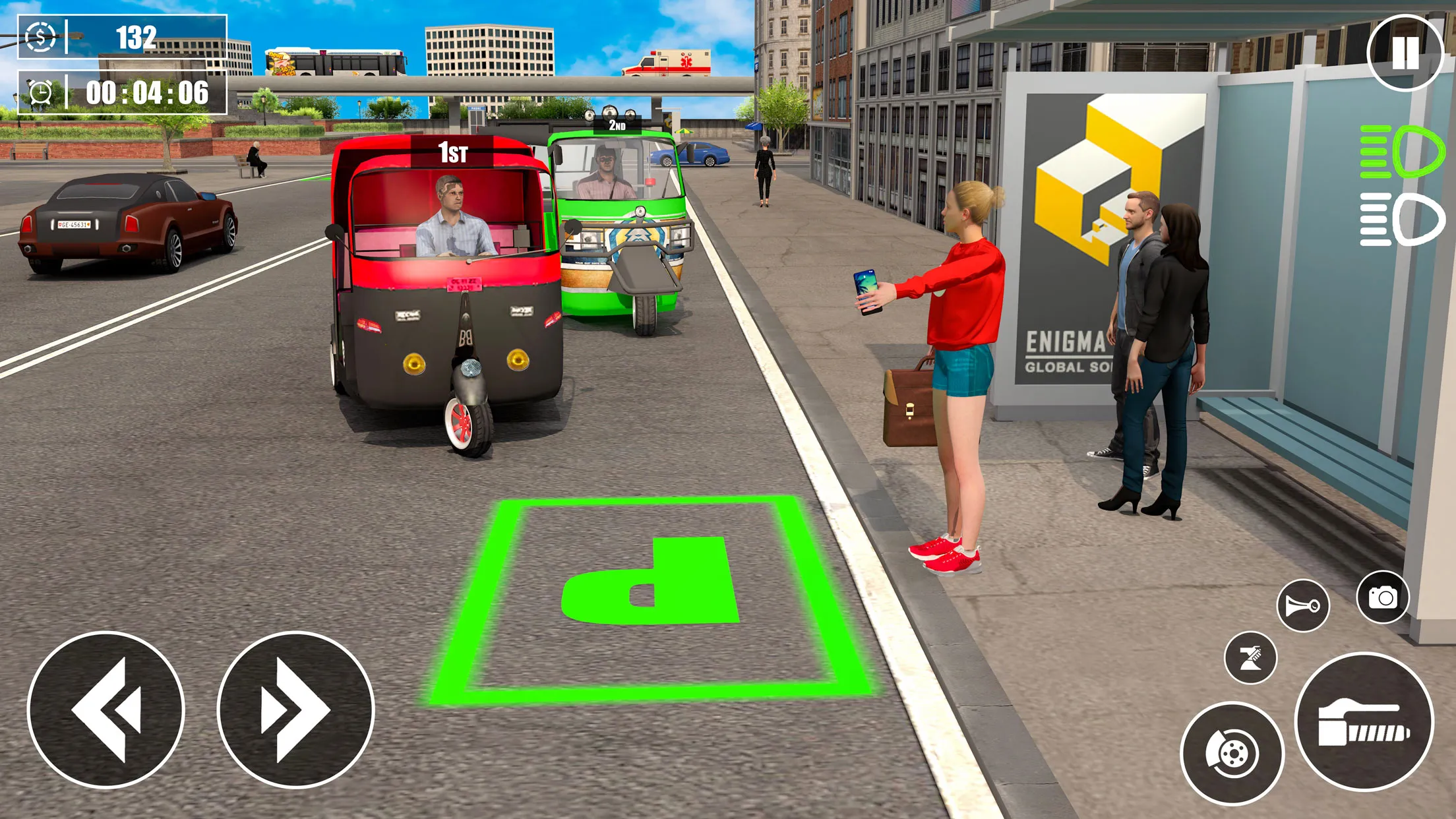 Tuk Tuk Auto Rickshaw Sim 3D | Indus Appstore | Screenshot