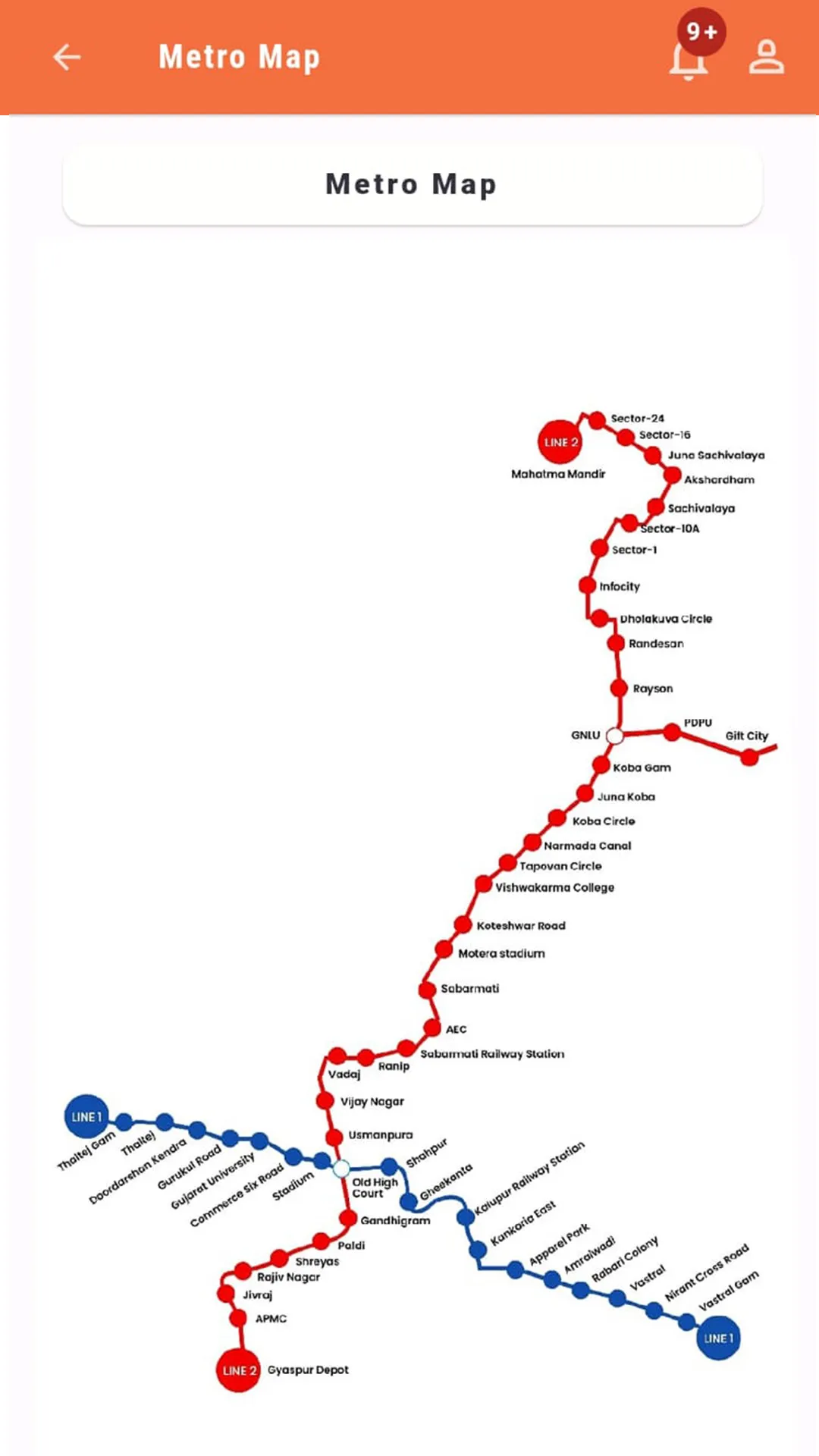 Ahmedabad Metro (Official) | Indus Appstore | Screenshot
