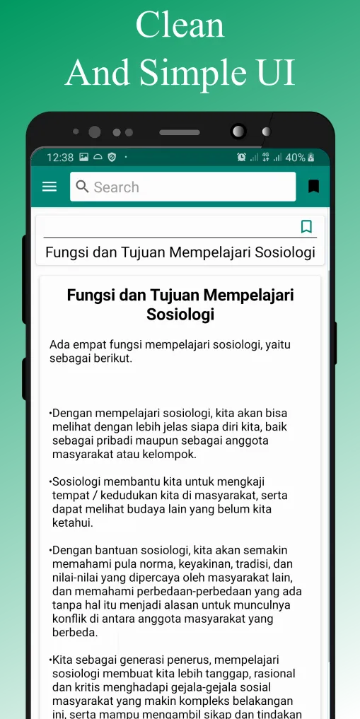 Pengantar Sosiologi | Indus Appstore | Screenshot