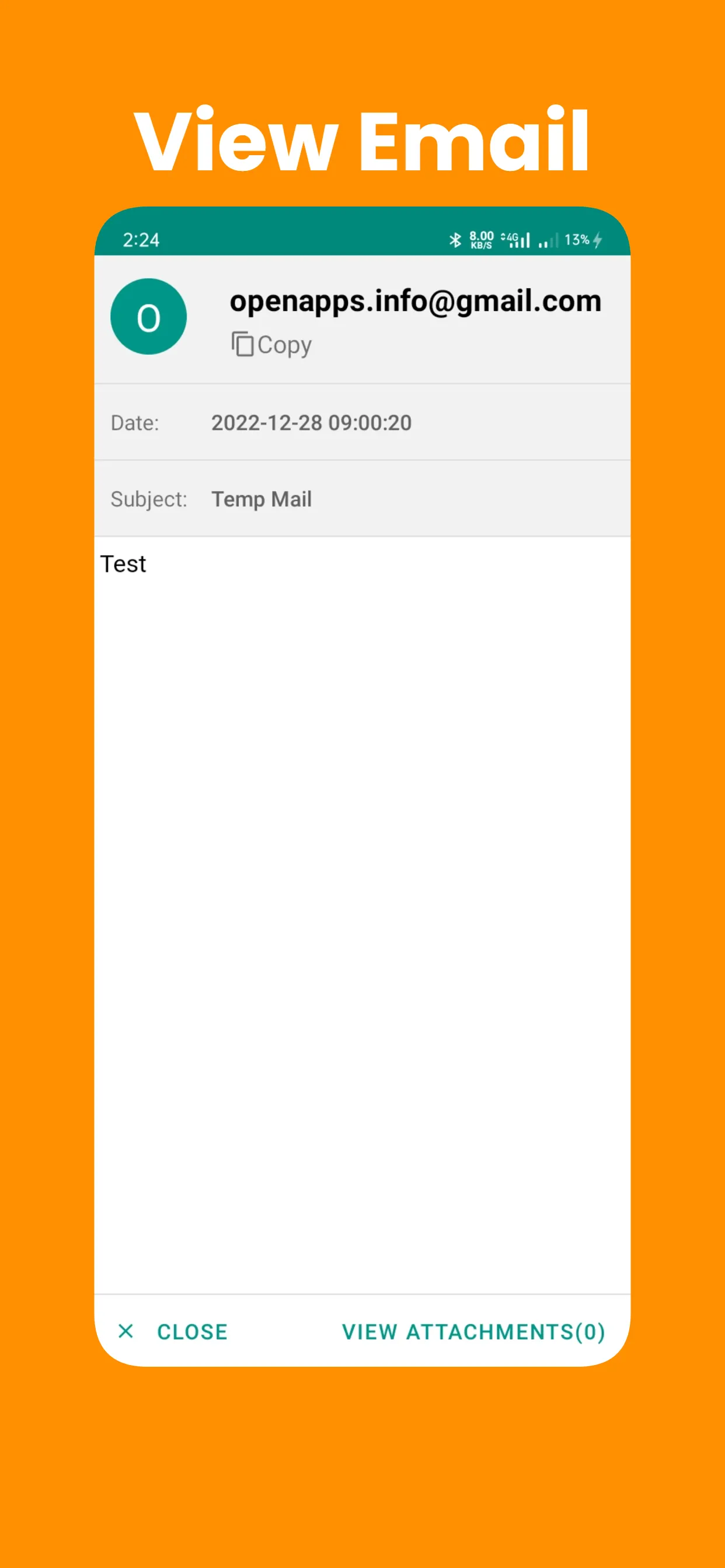 Temporary Email Address | Indus Appstore | Screenshot