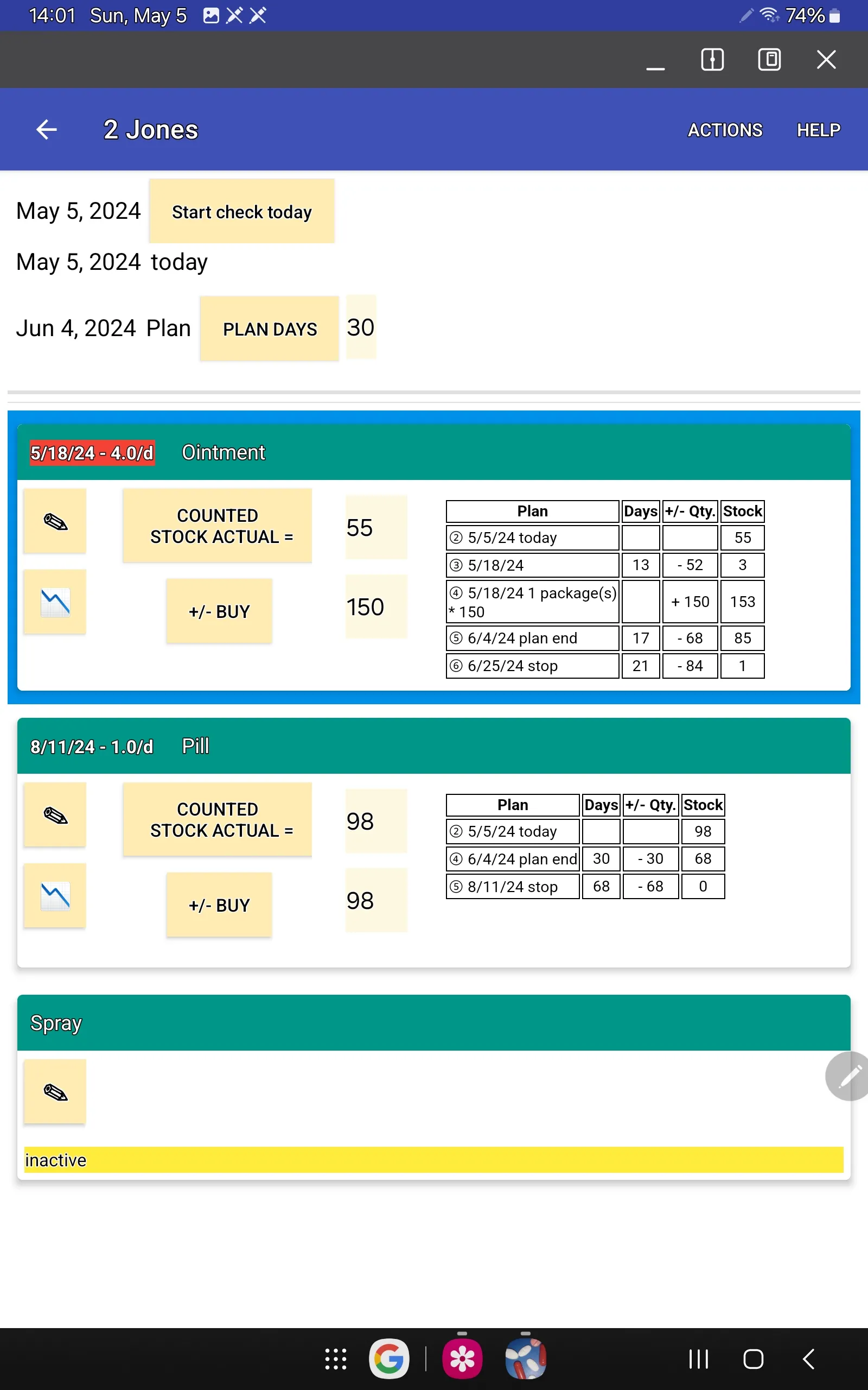 Pill Counter X | Indus Appstore | Screenshot