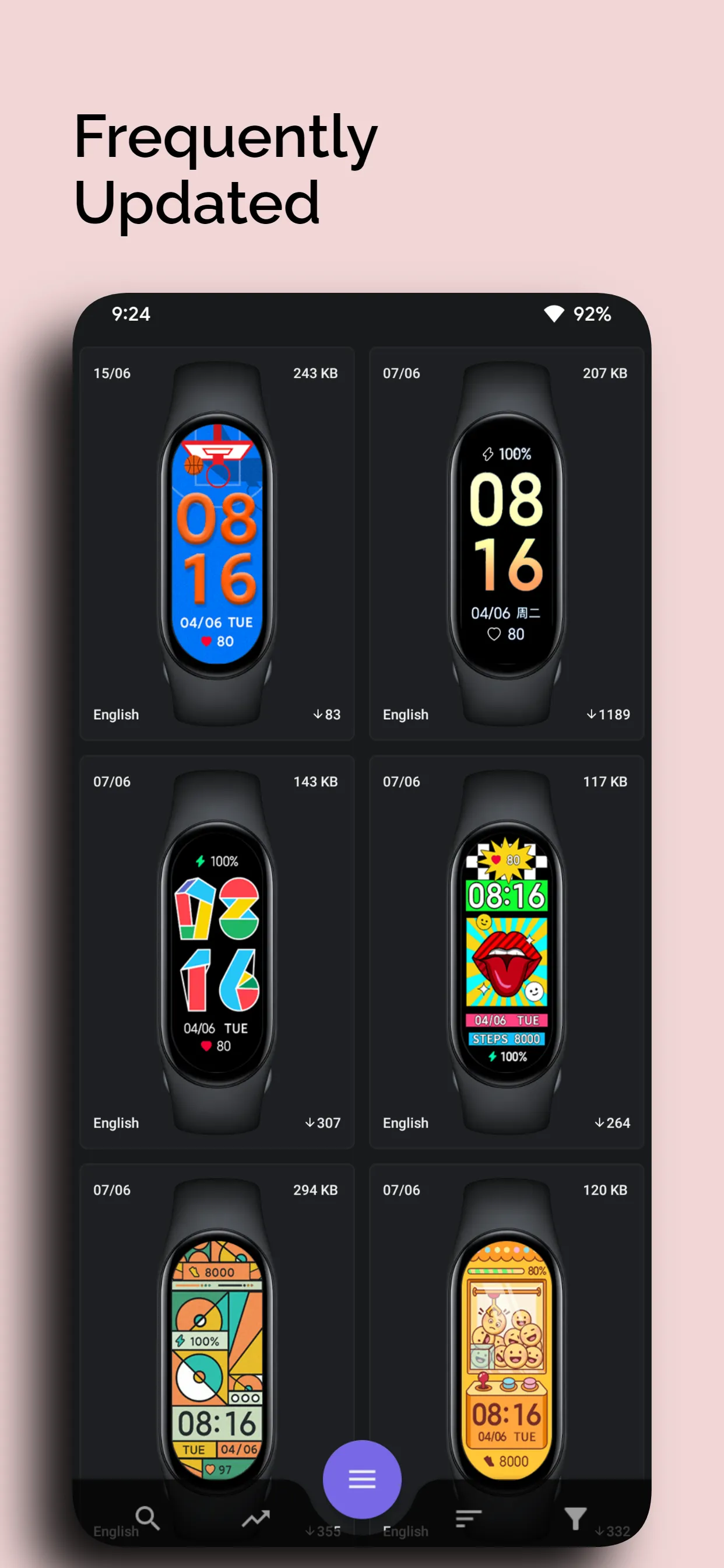 Mi Band 7 Watch Faces | Indus Appstore | Screenshot