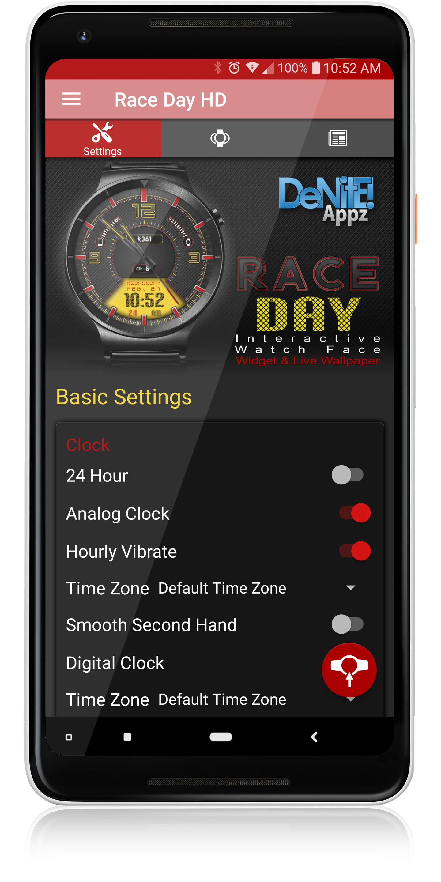 Race Day HD Watch Face | Indus Appstore | Screenshot