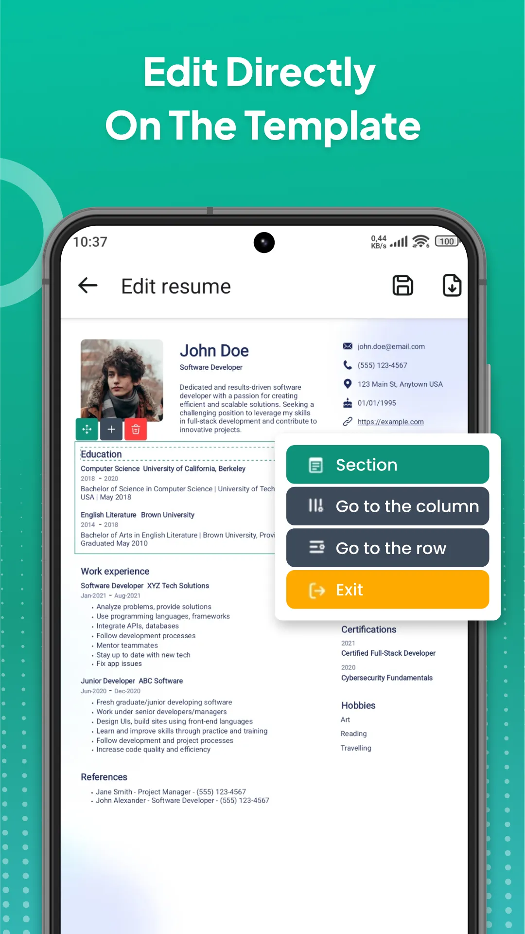 Resume Builder - AI CV Maker | Indus Appstore | Screenshot