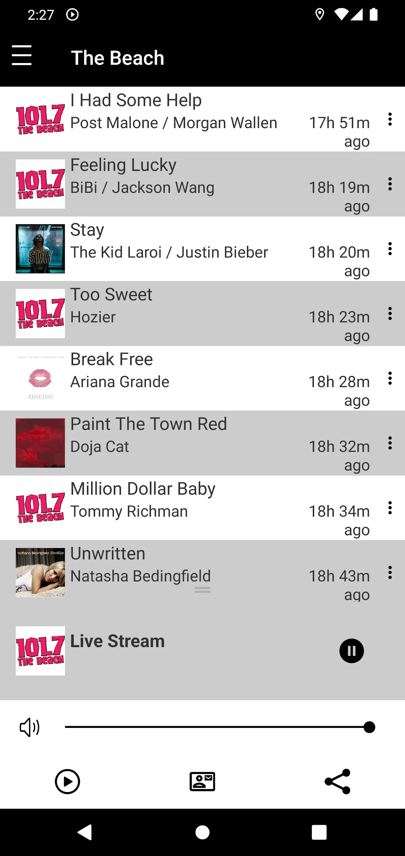 101.7 The Beach | Indus Appstore | Screenshot