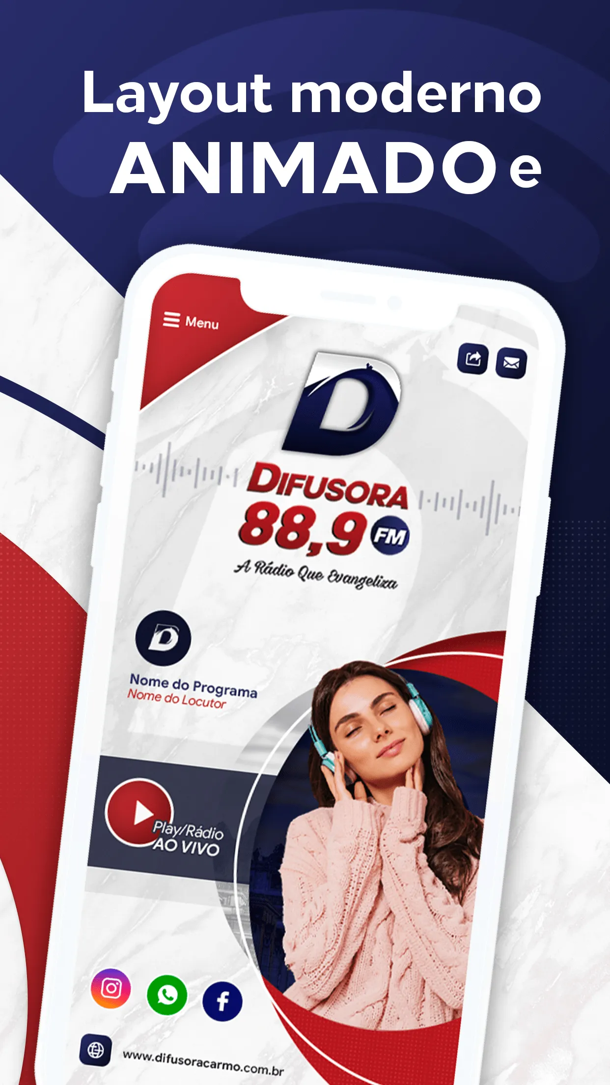 Rádio Difusora 88,9 FM | Indus Appstore | Screenshot