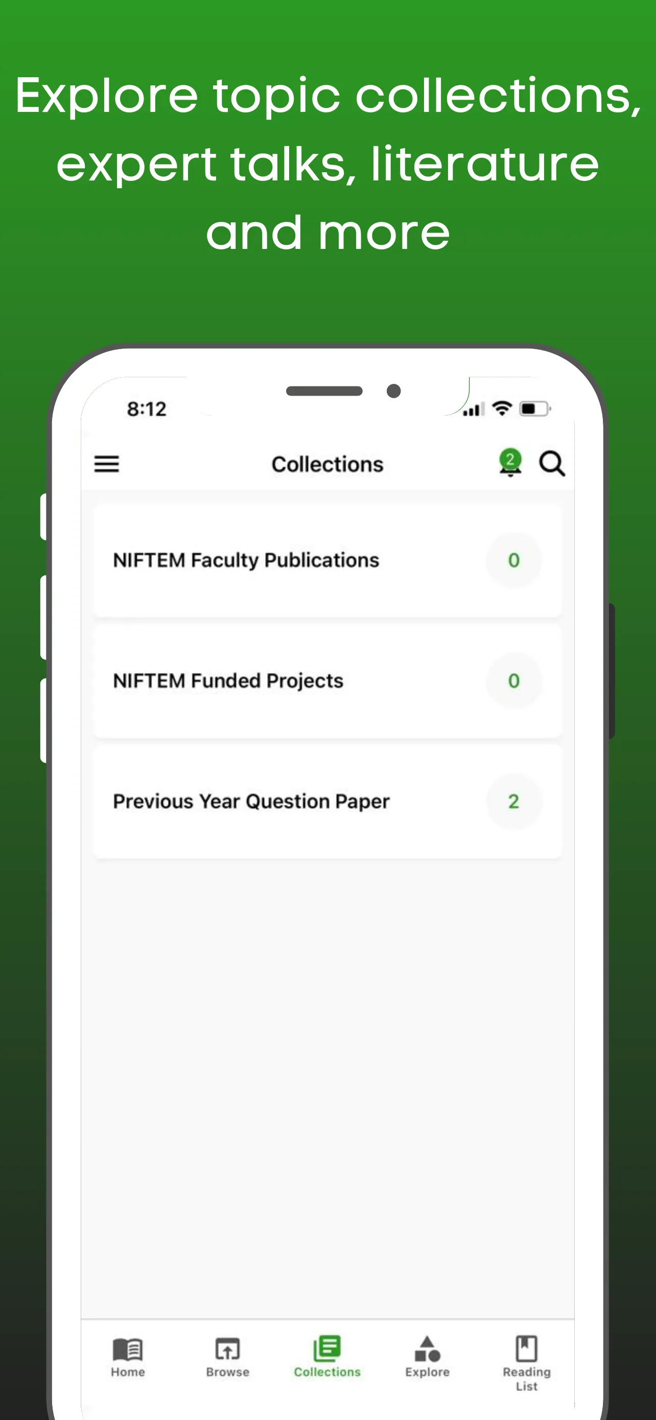 NIFTEM eLibrary | Indus Appstore | Screenshot