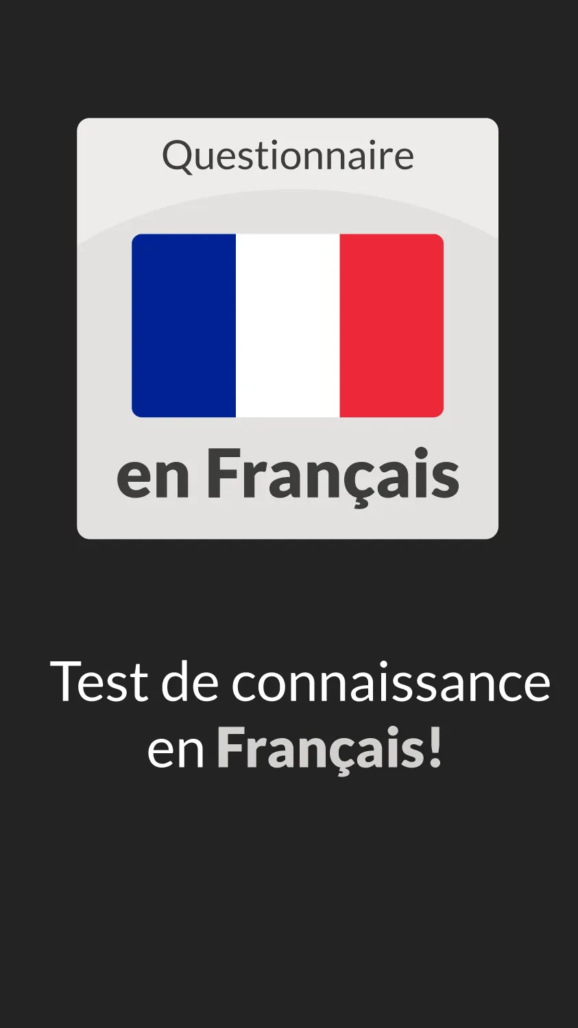 French Test and Questionnaire | Indus Appstore | Screenshot