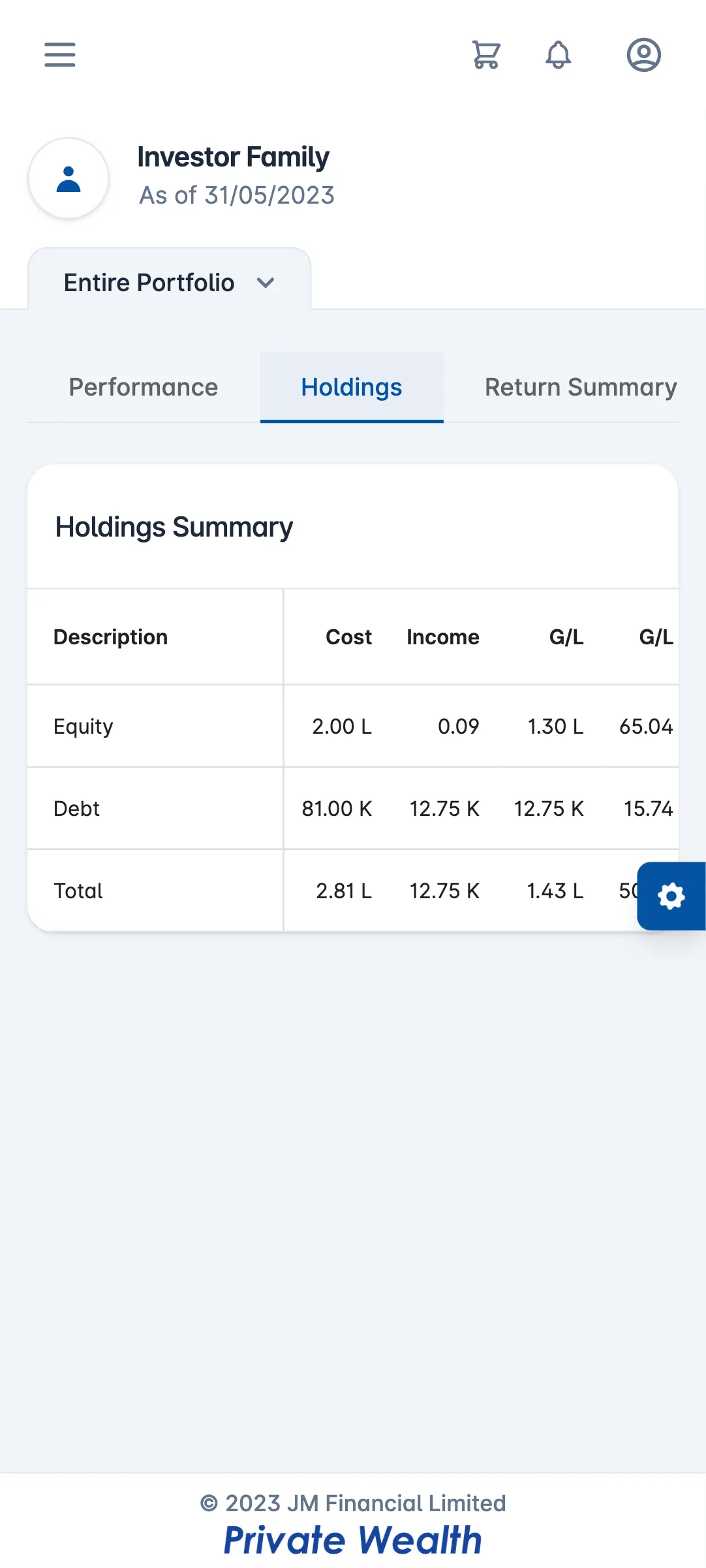 JMFL Private Wealth | Indus Appstore | Screenshot