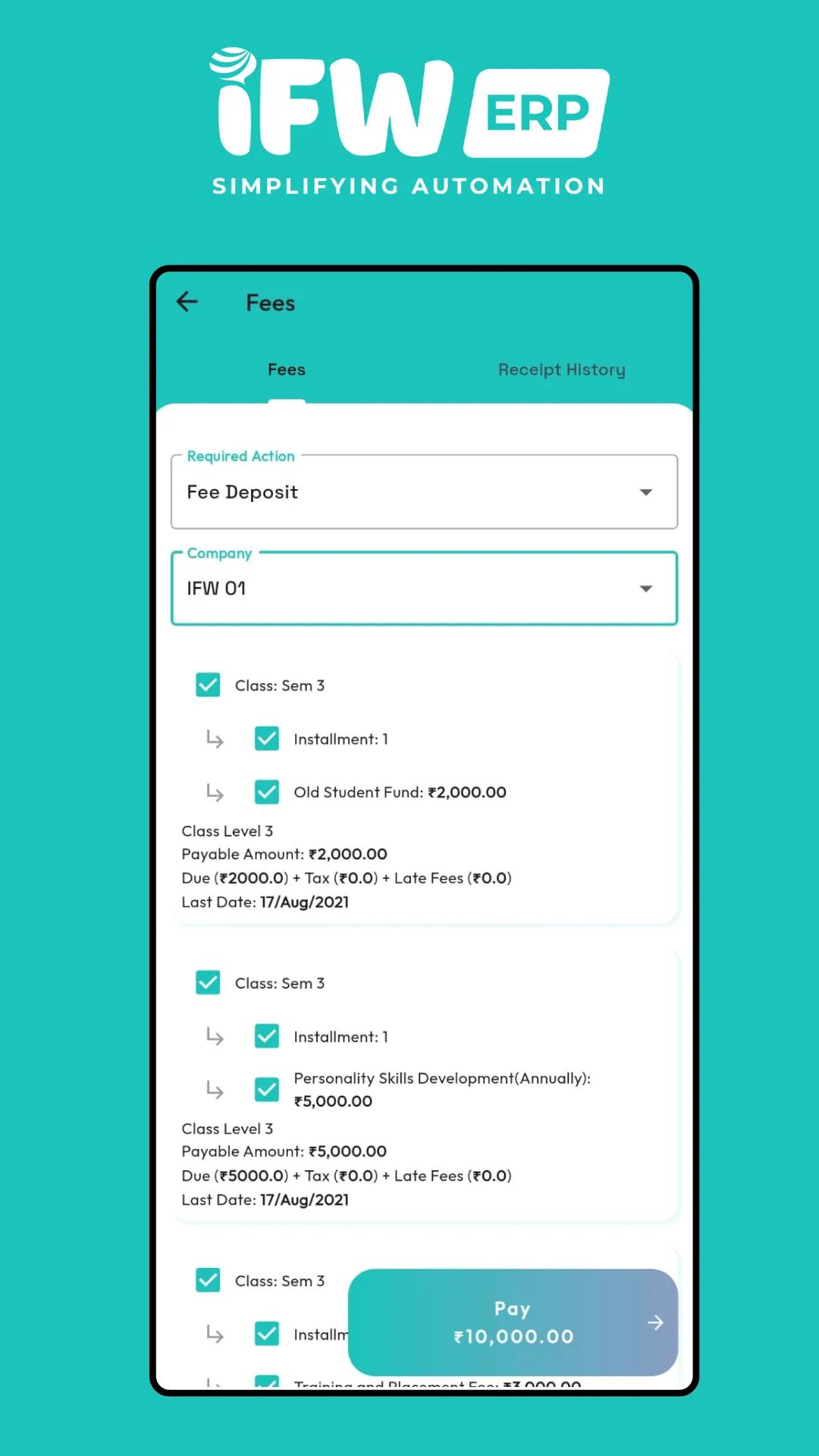 IFW ERP | Indus Appstore | Screenshot