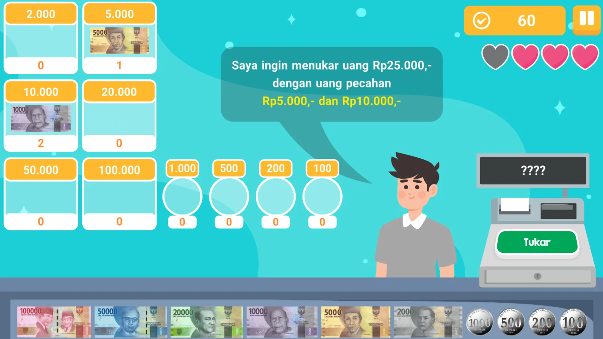 Belajar Tukar Uang Rupiah | Indus Appstore | Screenshot