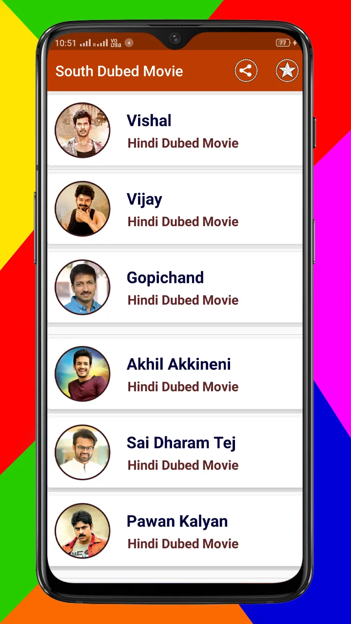 South Movies Hindi Dubbed app | Indus Appstore | Screenshot