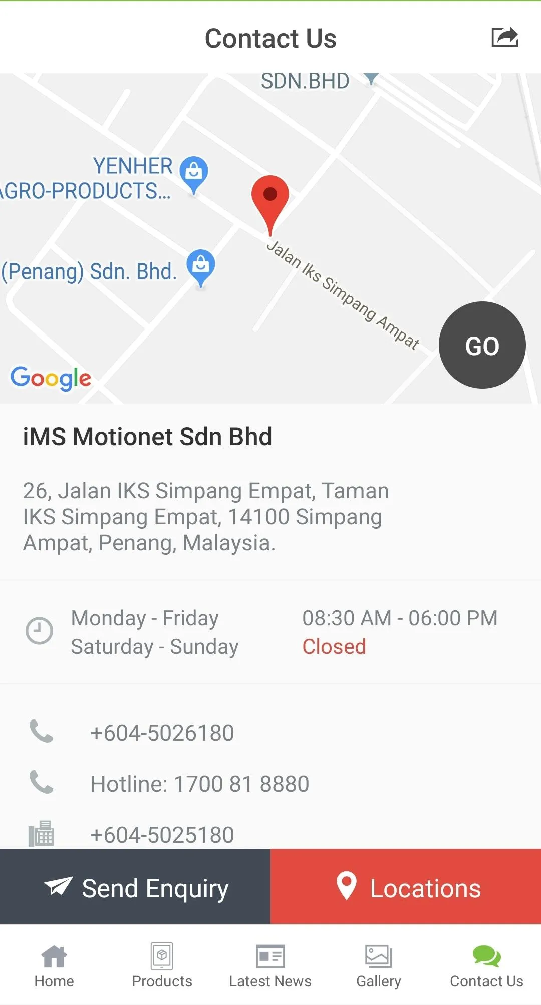 iMS Motionet Sdn Bhd | Indus Appstore | Screenshot