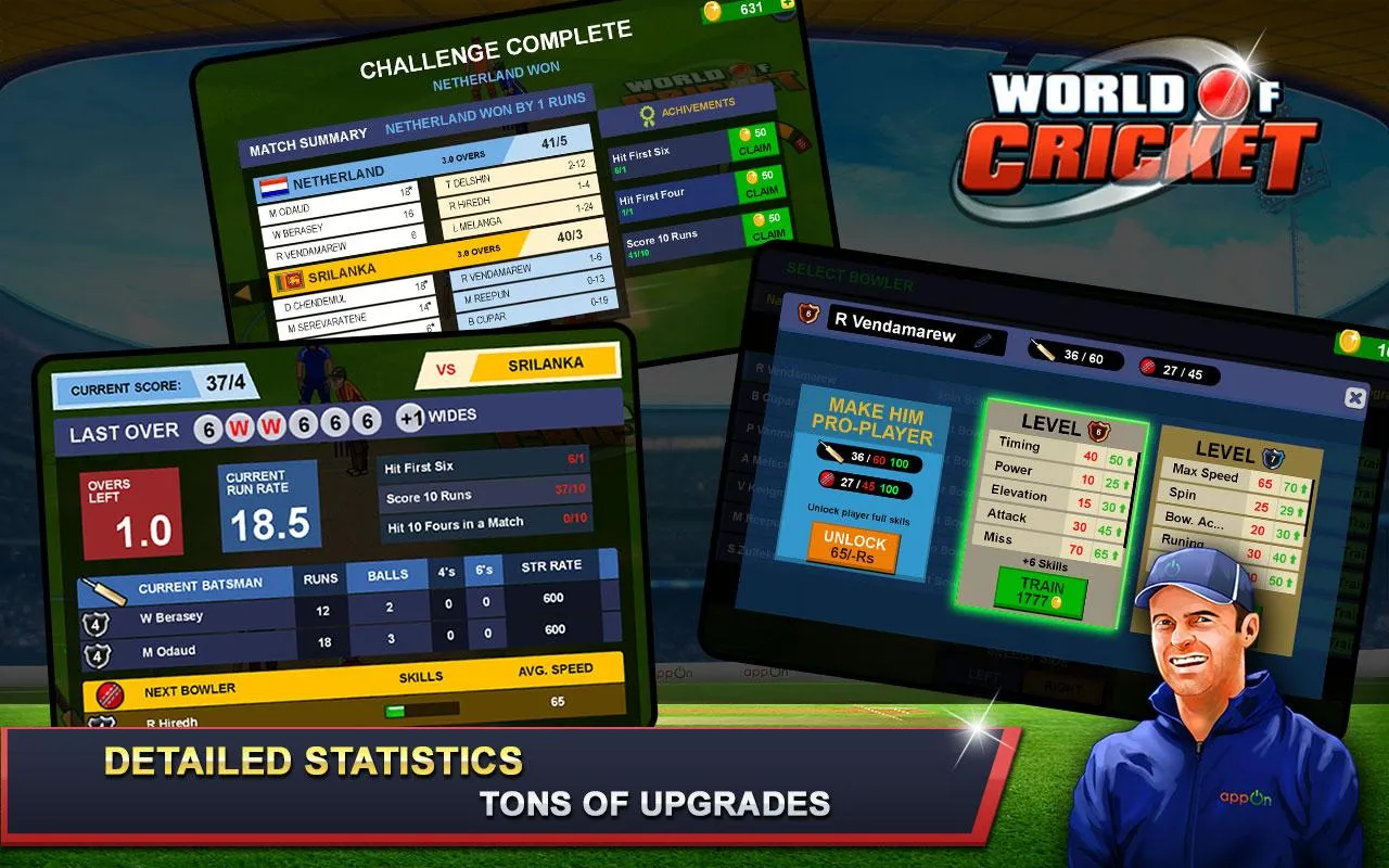 World of Cricket :Championship | Indus Appstore | Screenshot