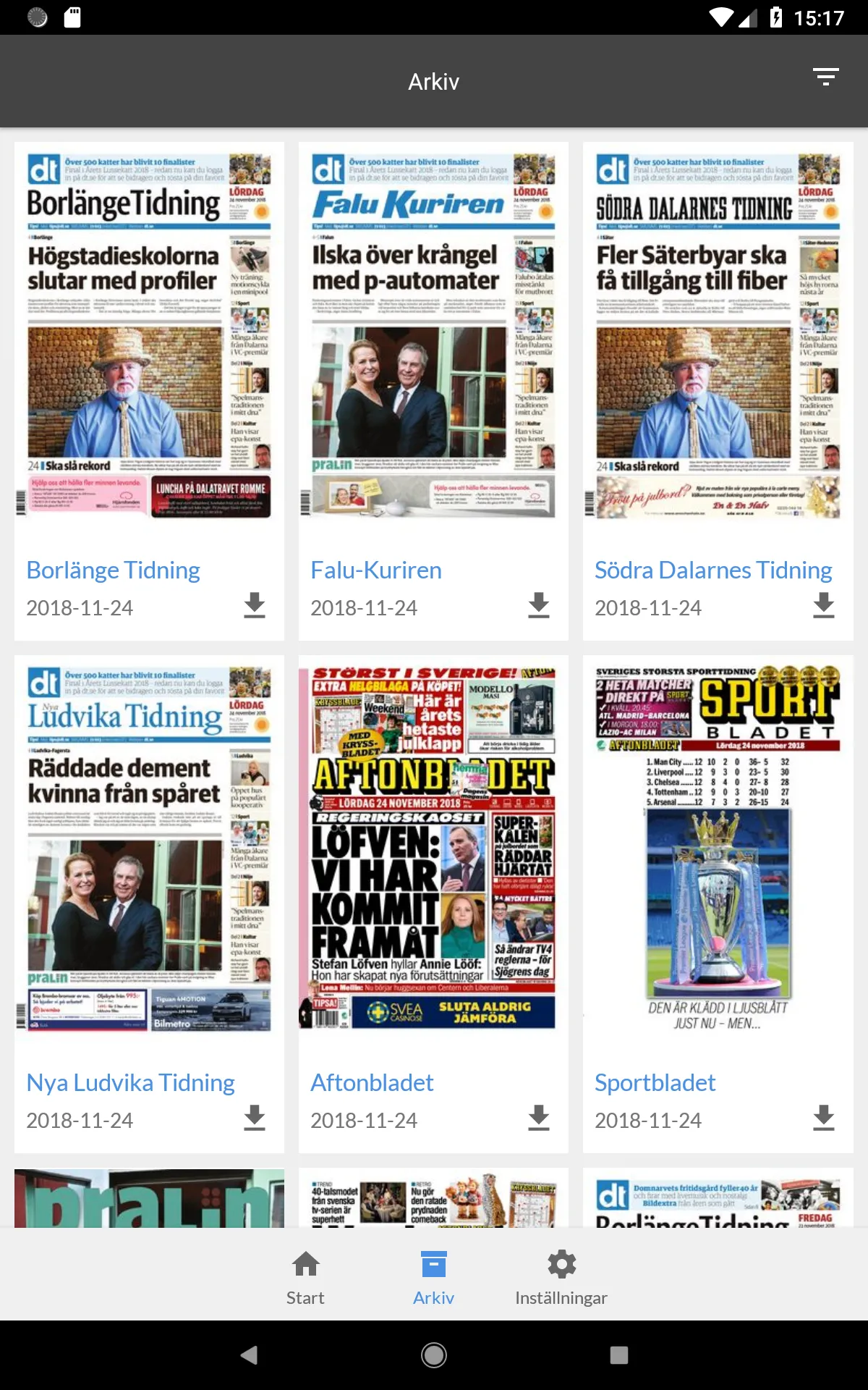 Avesta Tidning e-tidning | Indus Appstore | Screenshot