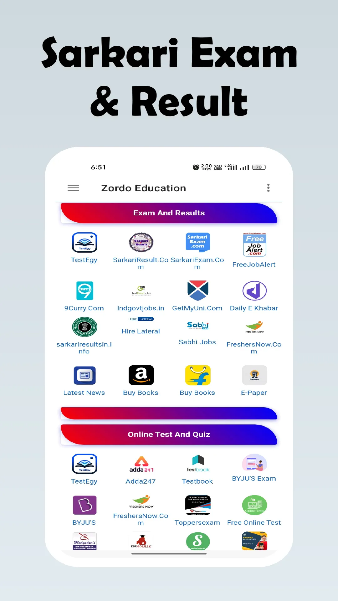 Mock Test : Zordo Education | Indus Appstore | Screenshot