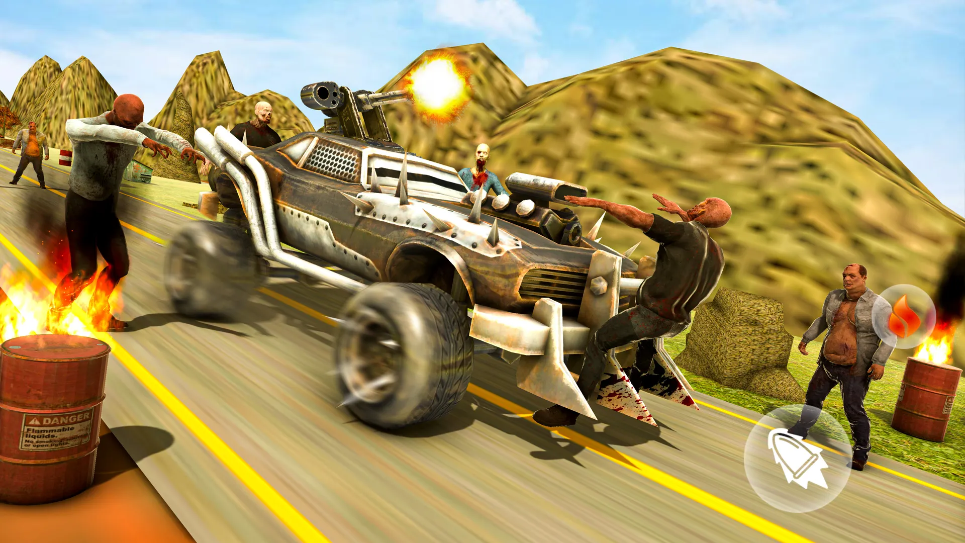 Zombie Highway Hunt Death Road | Indus Appstore | Screenshot