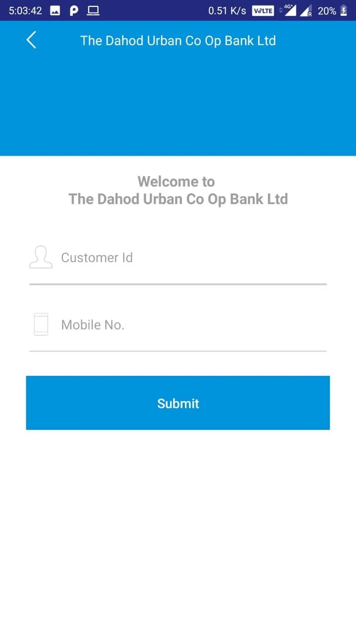 The Dahod Urban Co.Op Bank Ltd | Indus Appstore | Screenshot