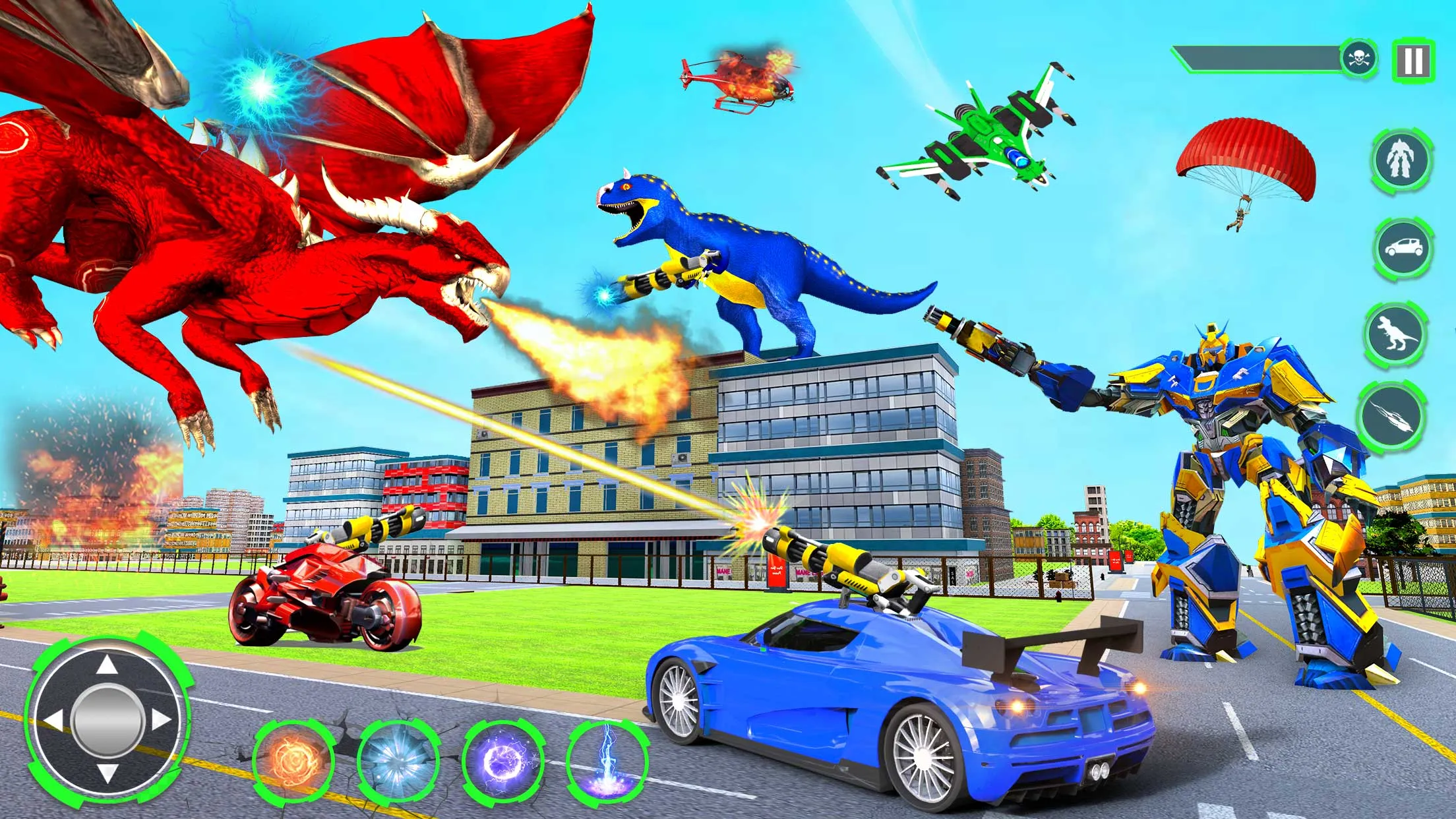 Dino Robot: Dino Car Robot 3D | Indus Appstore | Screenshot