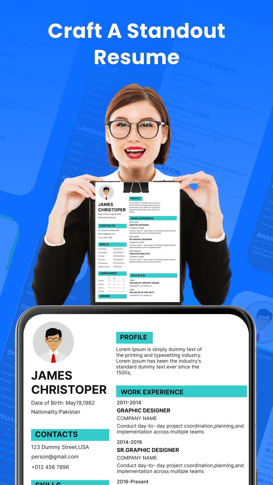 Resume Builder CV Maker App | Indus Appstore | Screenshot