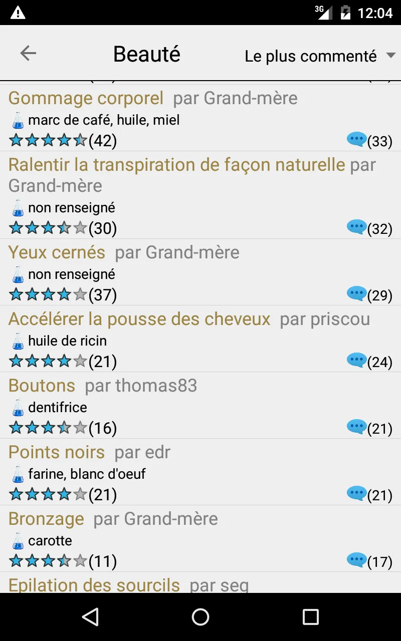 Astuces de Grand-Mère | Indus Appstore | Screenshot