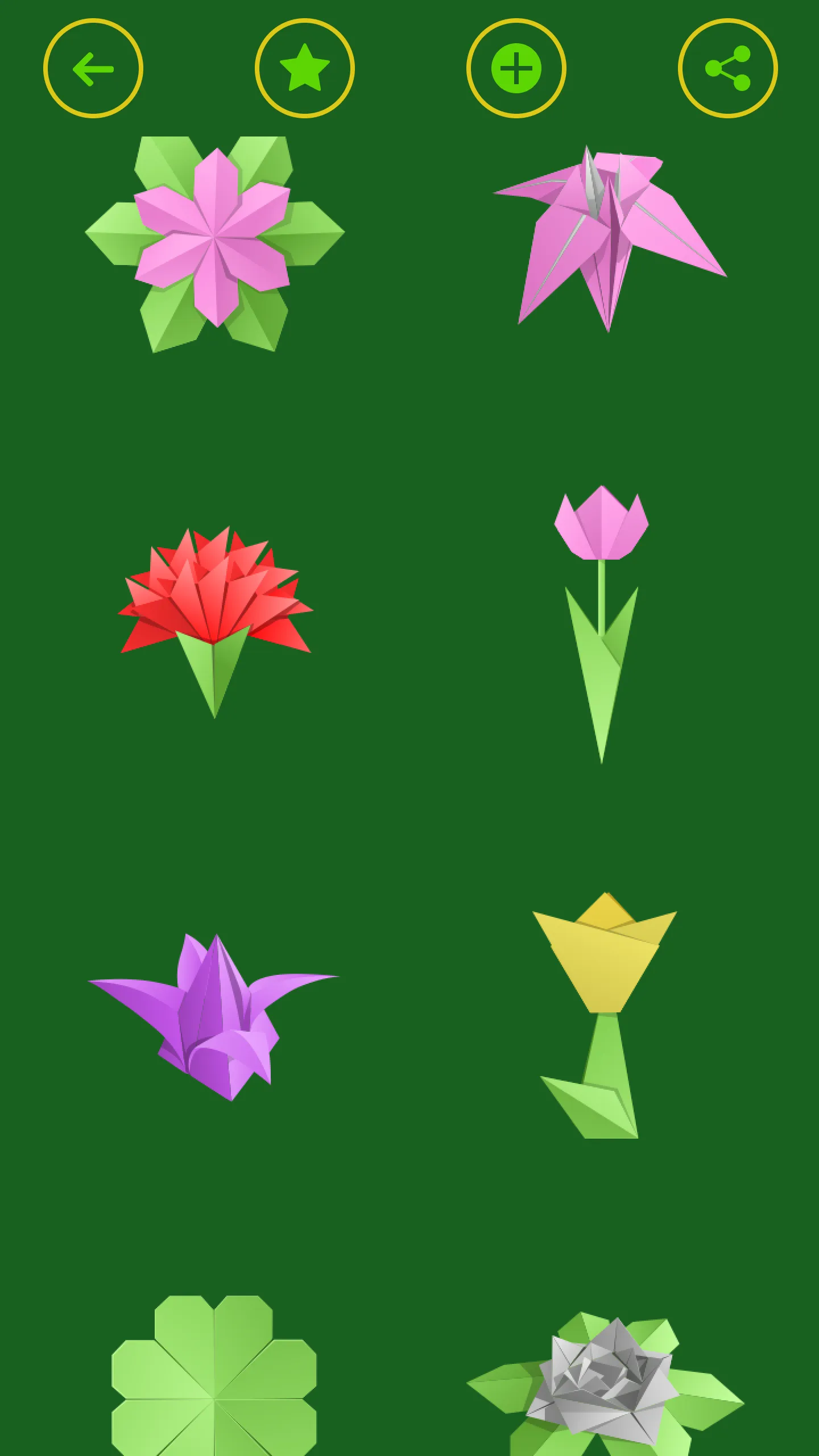 Origami Flowers and Plants | Indus Appstore | Screenshot