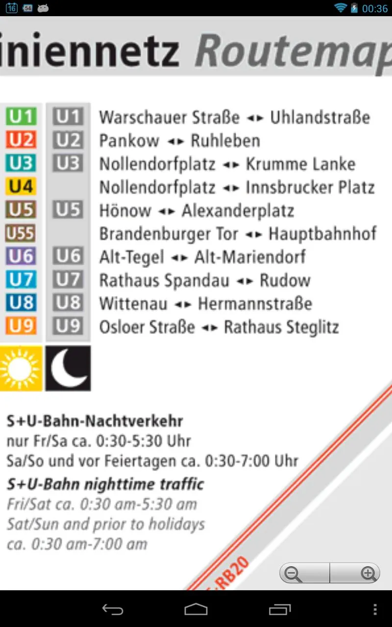 Berlin Metro (U-Bahn) Map 2024 | Indus Appstore | Screenshot