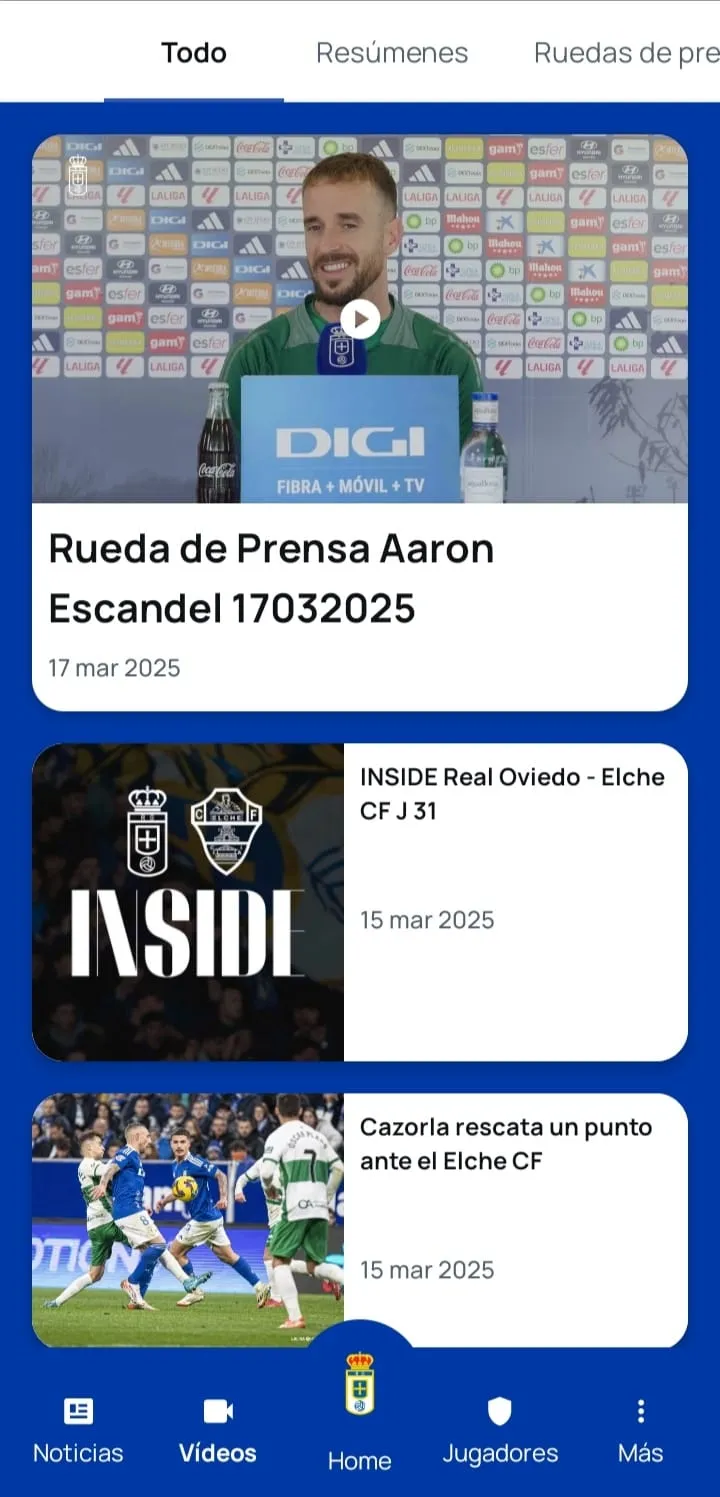 Real Oviedo - Official App | Indus Appstore | Screenshot