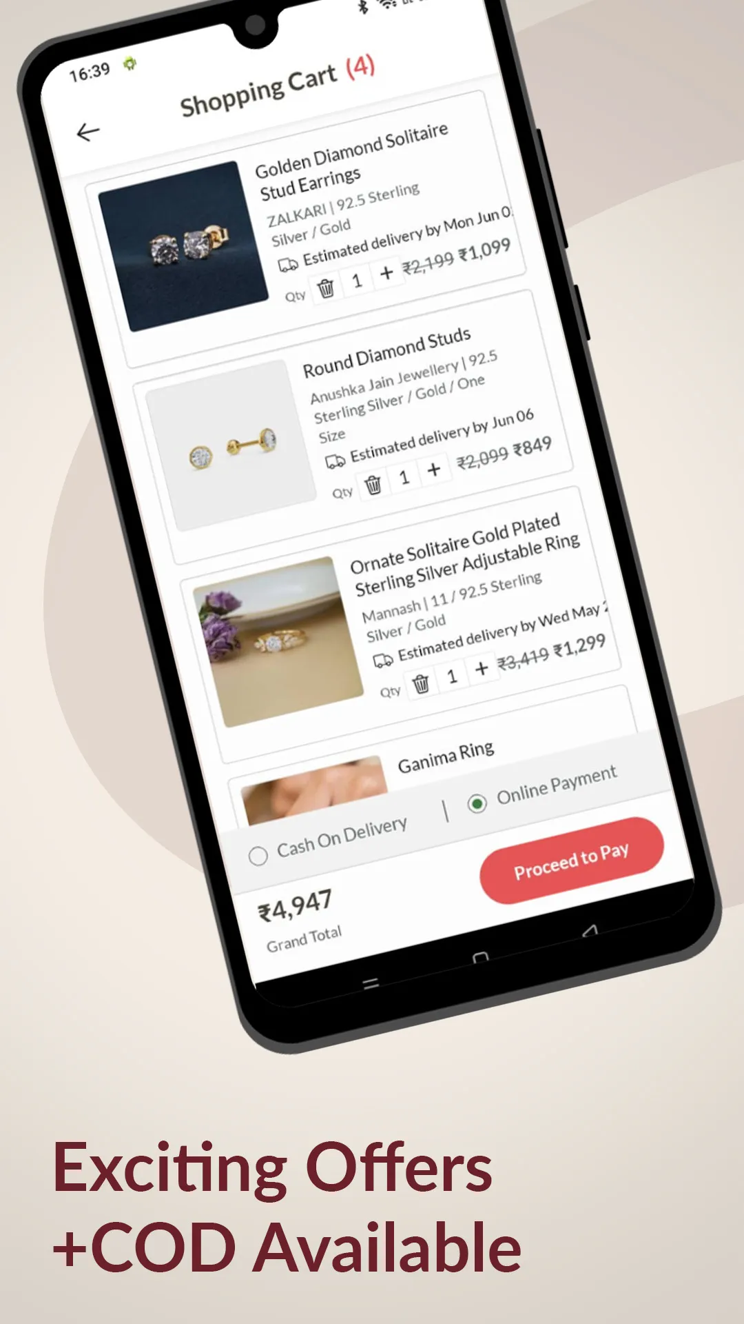 ETERNZ Jewellery Shopping App | Indus Appstore | Screenshot