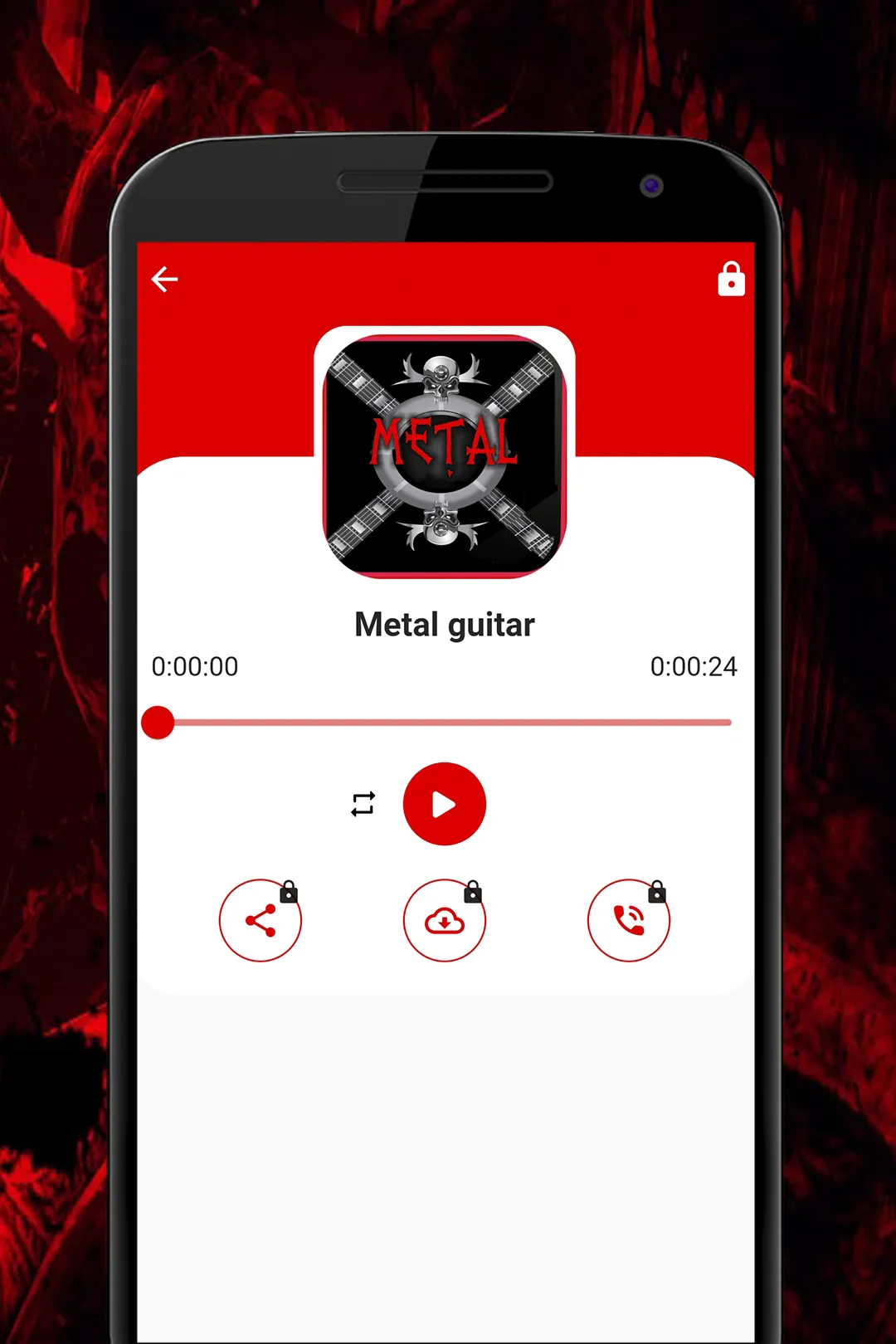 Ringtones Heavy Metal | Indus Appstore | Screenshot