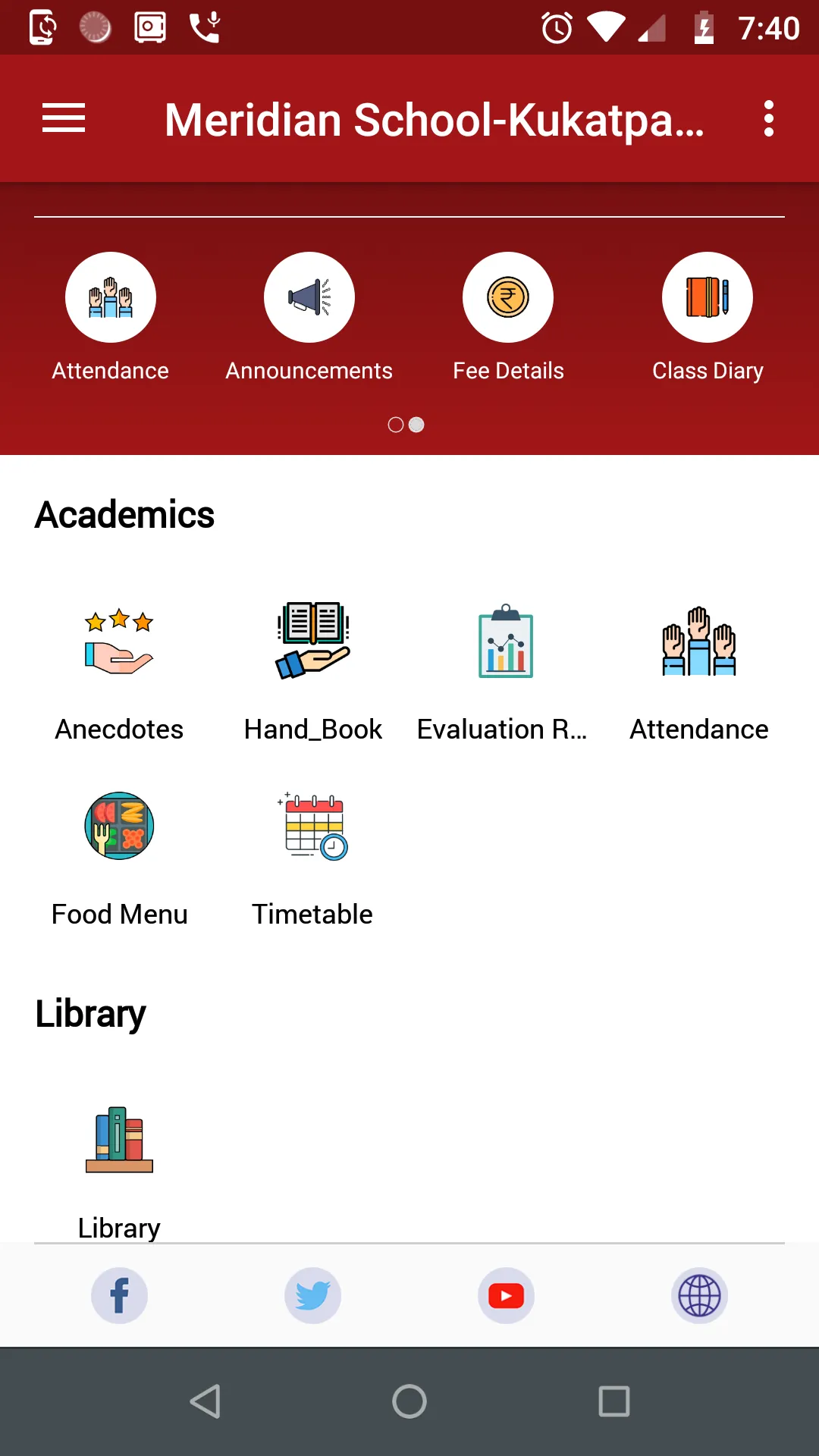 Meridian School Hyderabad | Indus Appstore | Screenshot